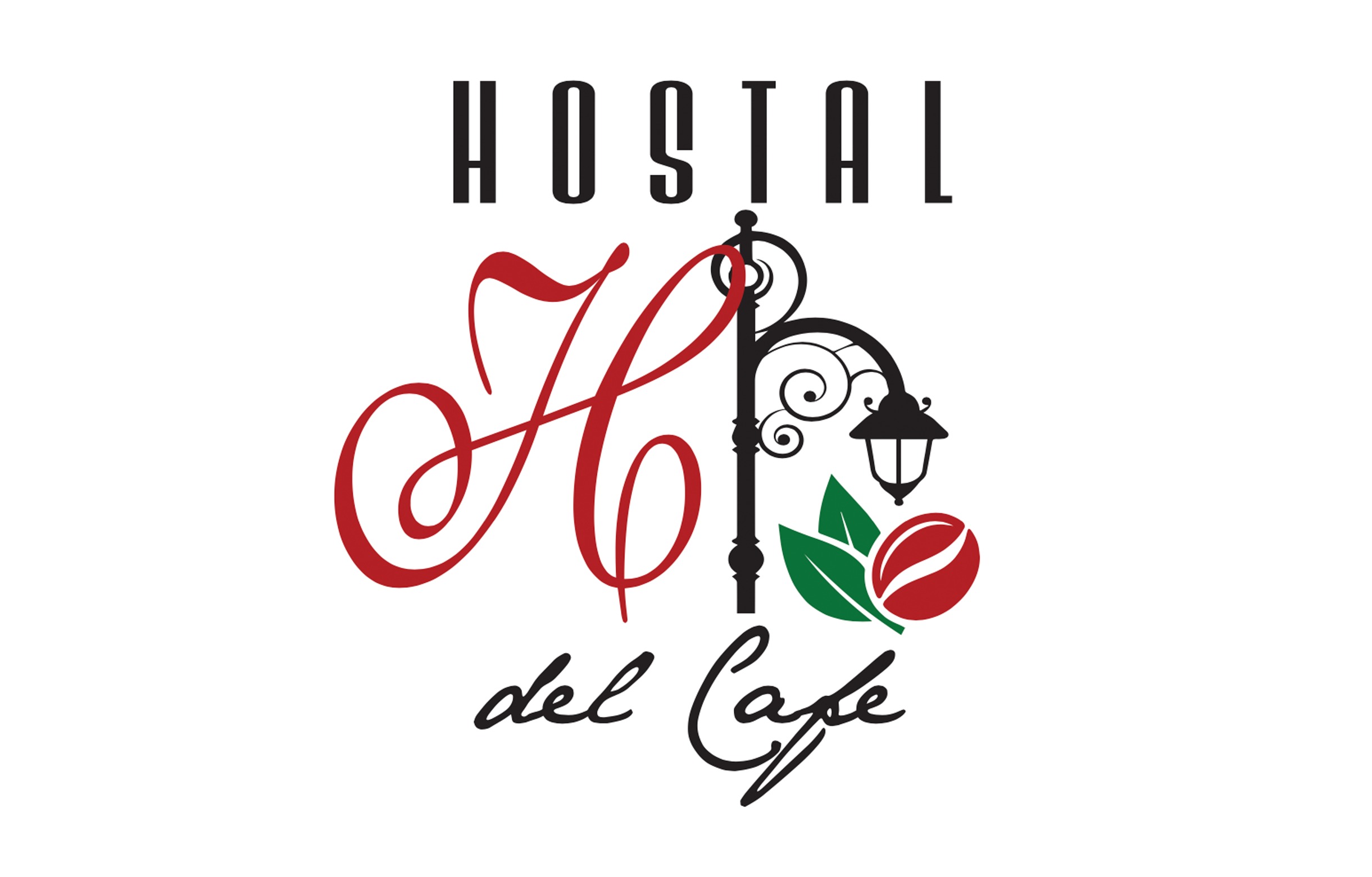 Hostal del Cafe - International Based Hostel Logo Design